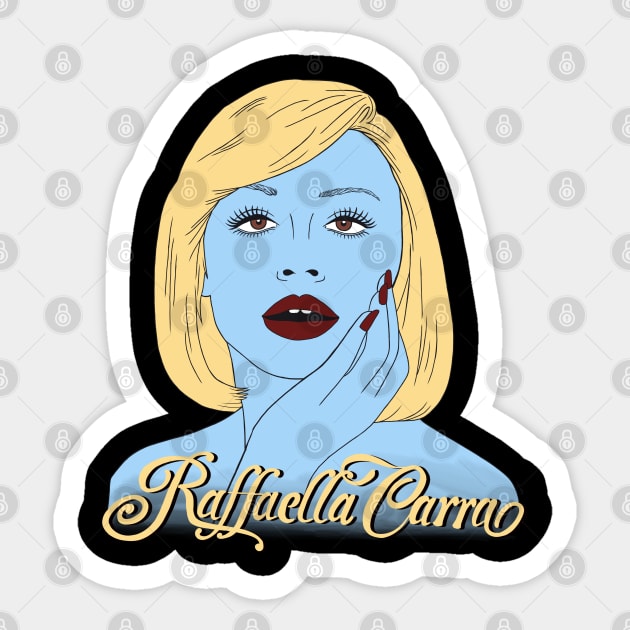 RaffaellaCarra Sticker by estanisaboal